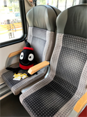 Edgar im Zug